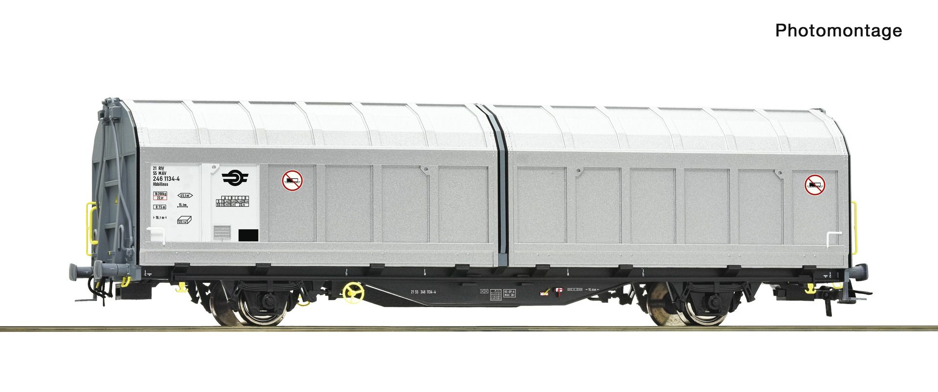 Roco 6600107 - Schiebewandwagen Hbbillns, MAV, Ep.V