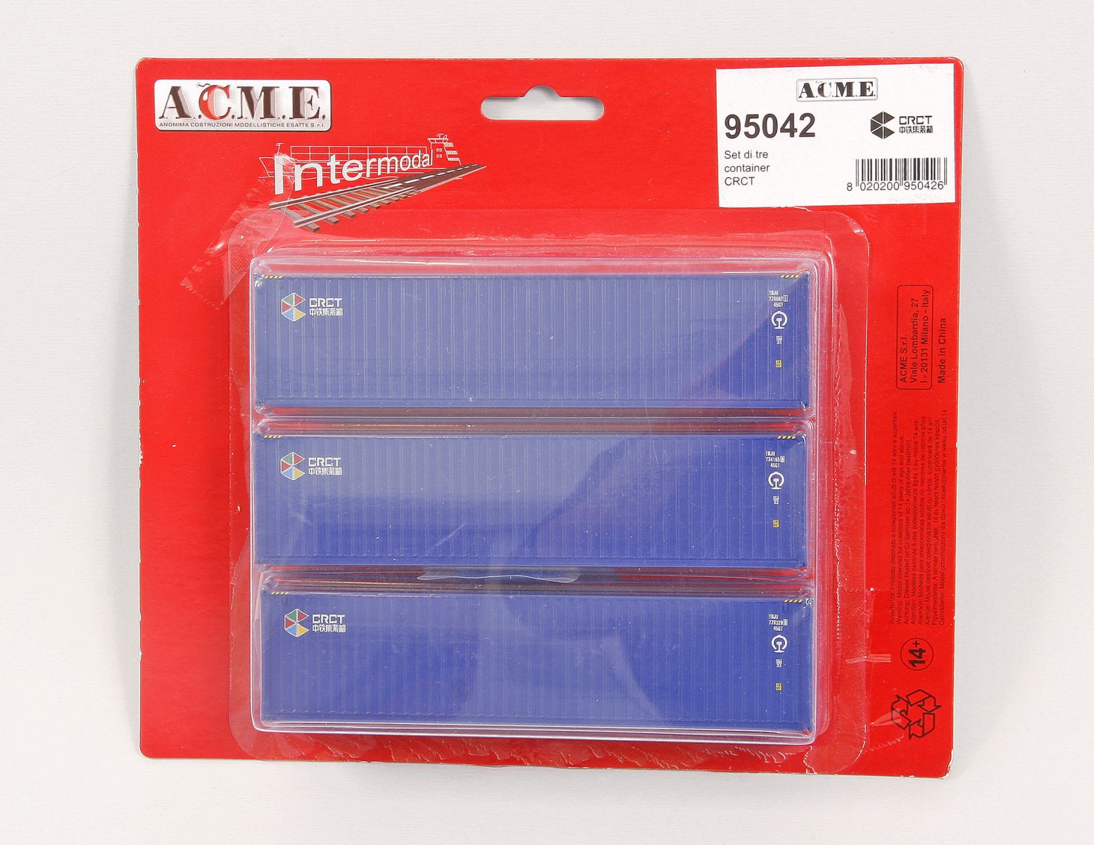 ACME AC 95042 - 3er Set 40' Container 'CRCT'