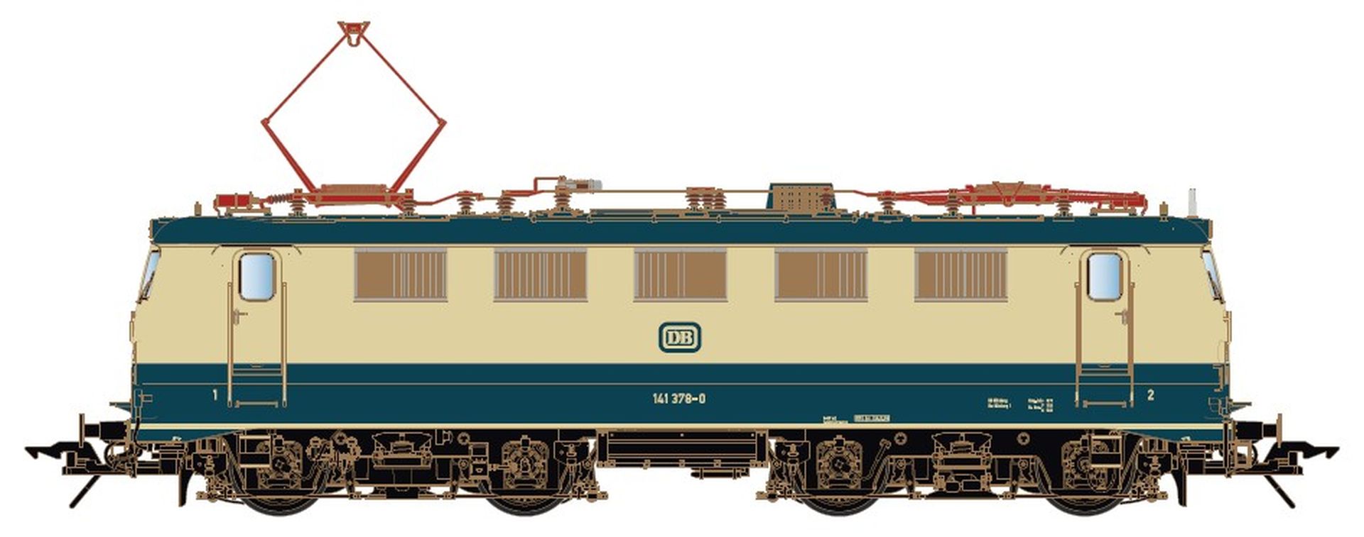Lenz 40341-06 - E-Lok 141 378-0, DB, Ep.IV