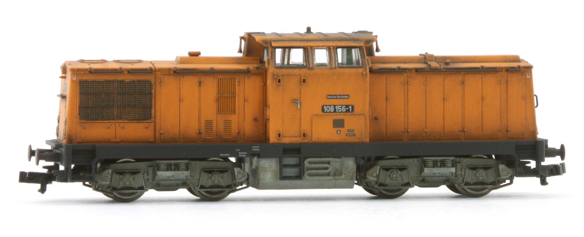 Saxonia 120098 - Diesellok 108 156-1, DR, Ep.IV, gealtert