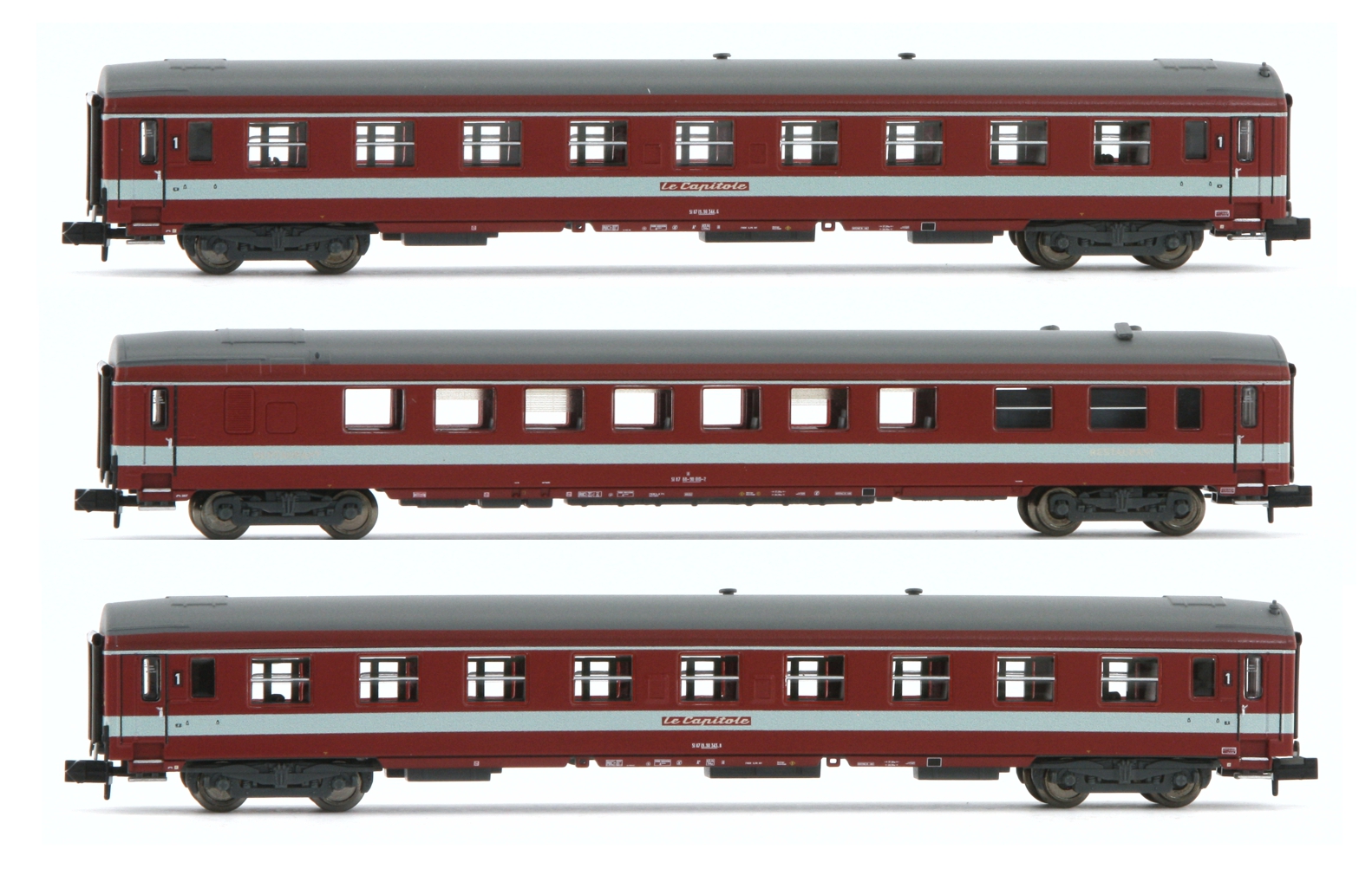 Trix 18218 - 3er Set Personenwagen 'Le Capitole', SNCF, Ep.IV