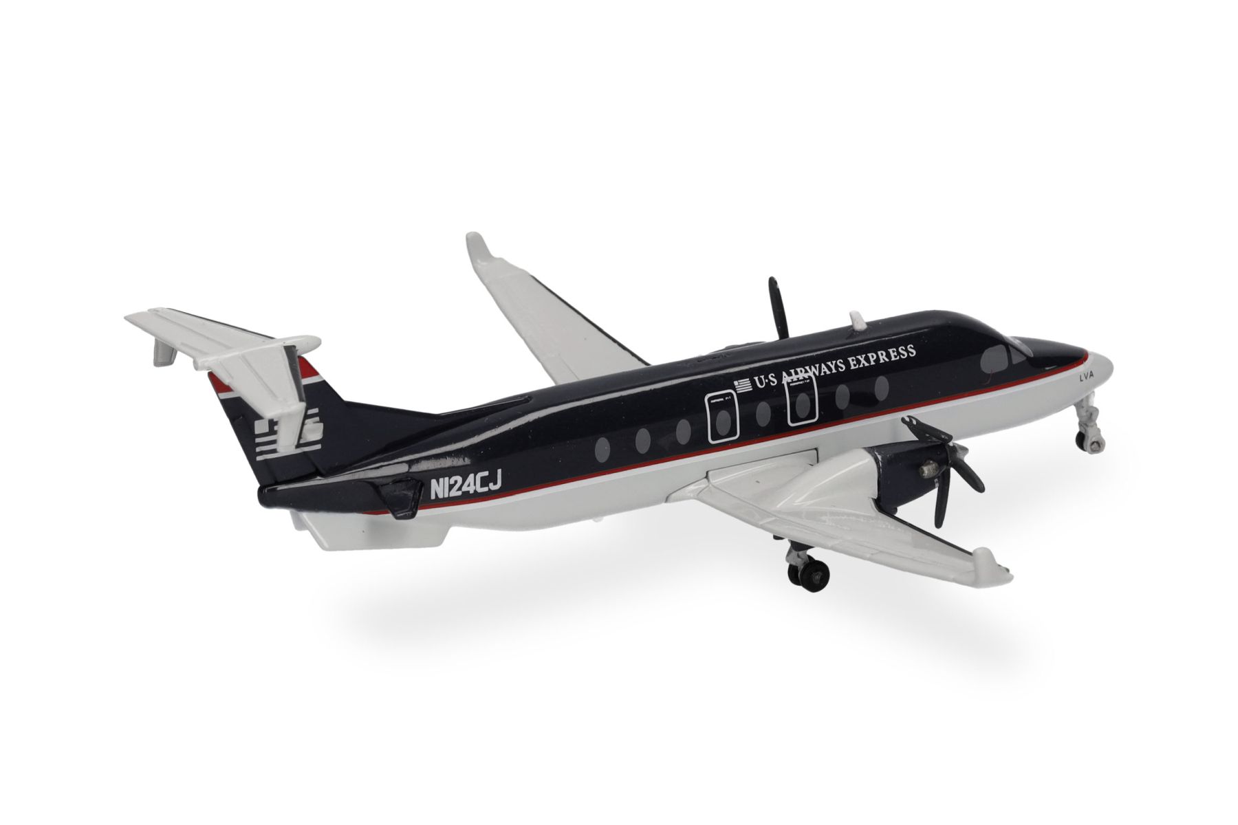 Herpa 573443 - US Airways Express Beechcraft 1900D – N124CJ Herpa 573443 - US Airways Express Beechcraft 1900D – N124CJ