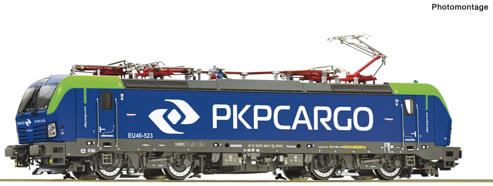 Roco 78058 - E-Lok EU46-523, PKP-Cargo, Ep.VI, AC-Sound