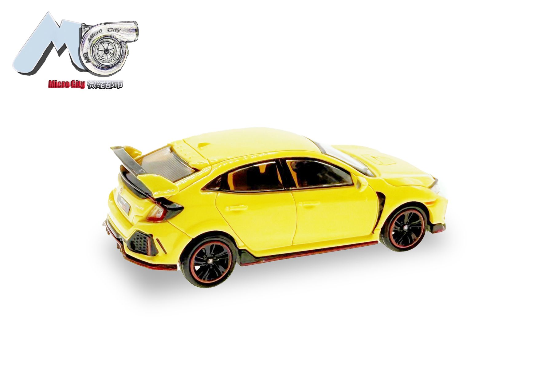 Herpa 87MC000044 - MicroCity: Honda Civic Type R, gelb