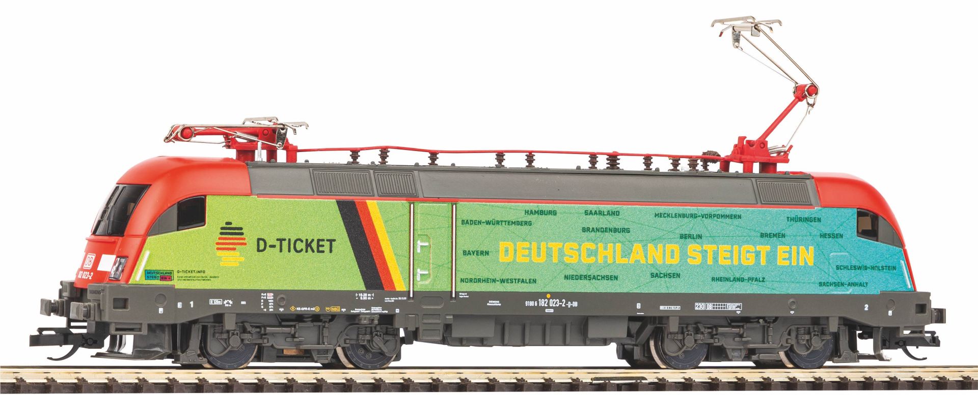 Piko 47441 - E-Lok 'Taurus' BR 182, DBAG, Ep.VI 'D-Ticket'