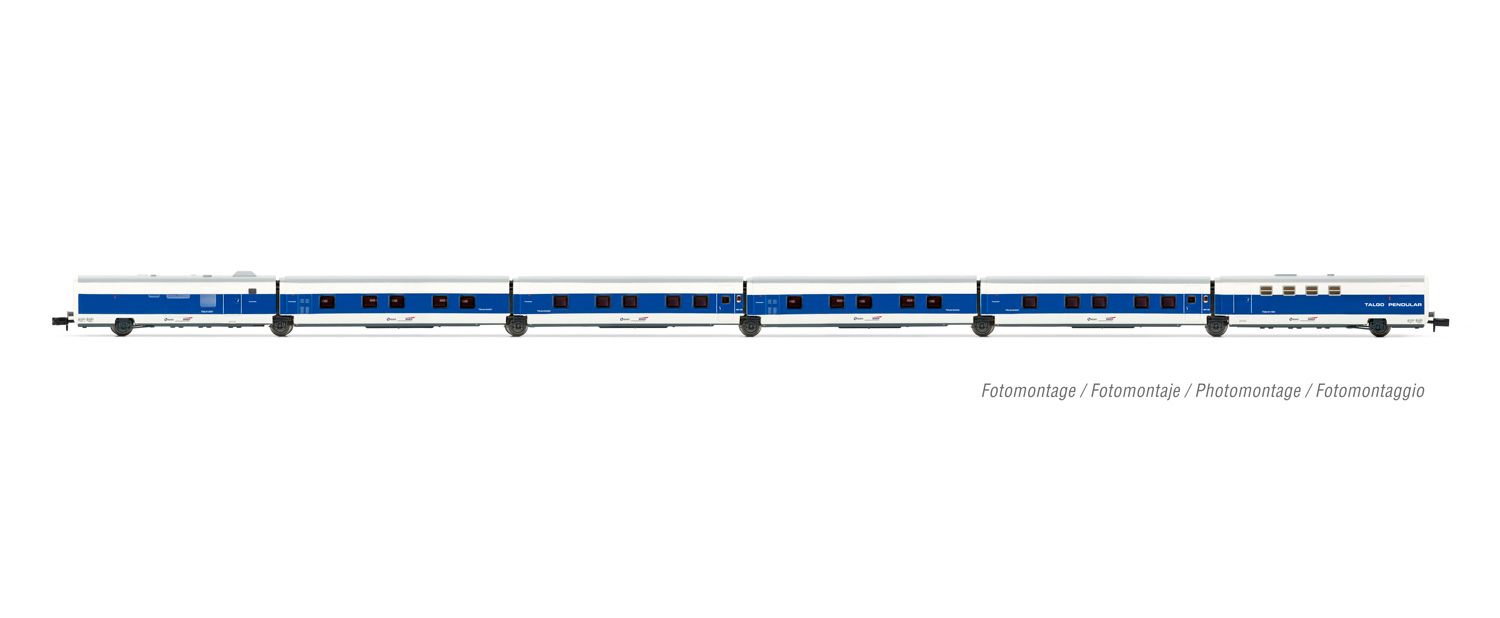 Arnold HN4355 - 6er Set Personenwageneinheit Talgo, SNCF-RENFE, Ep.V 'Francisco de Goya'