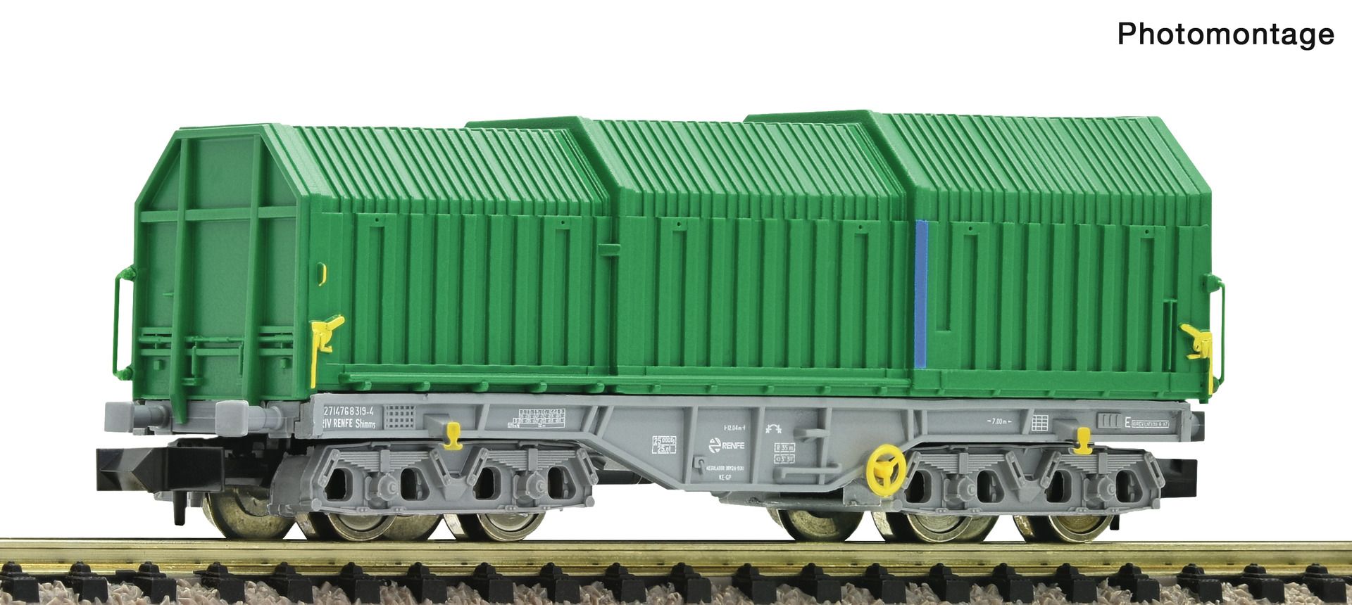 Fleischmann 6660099 - Teleskophaubenwagen Shimms, RENFE, Ep.V Fleischmann 6660099 - Teleskophaubenwagen Shimms, RENFE, Ep.V