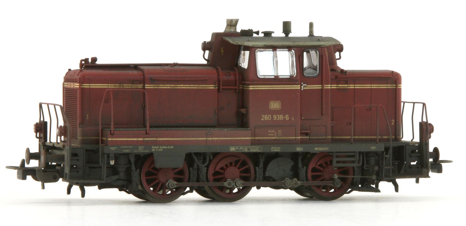 Saxonia 87034 - Diesellok 260 938-6, DB, Ep.IV, gealtert