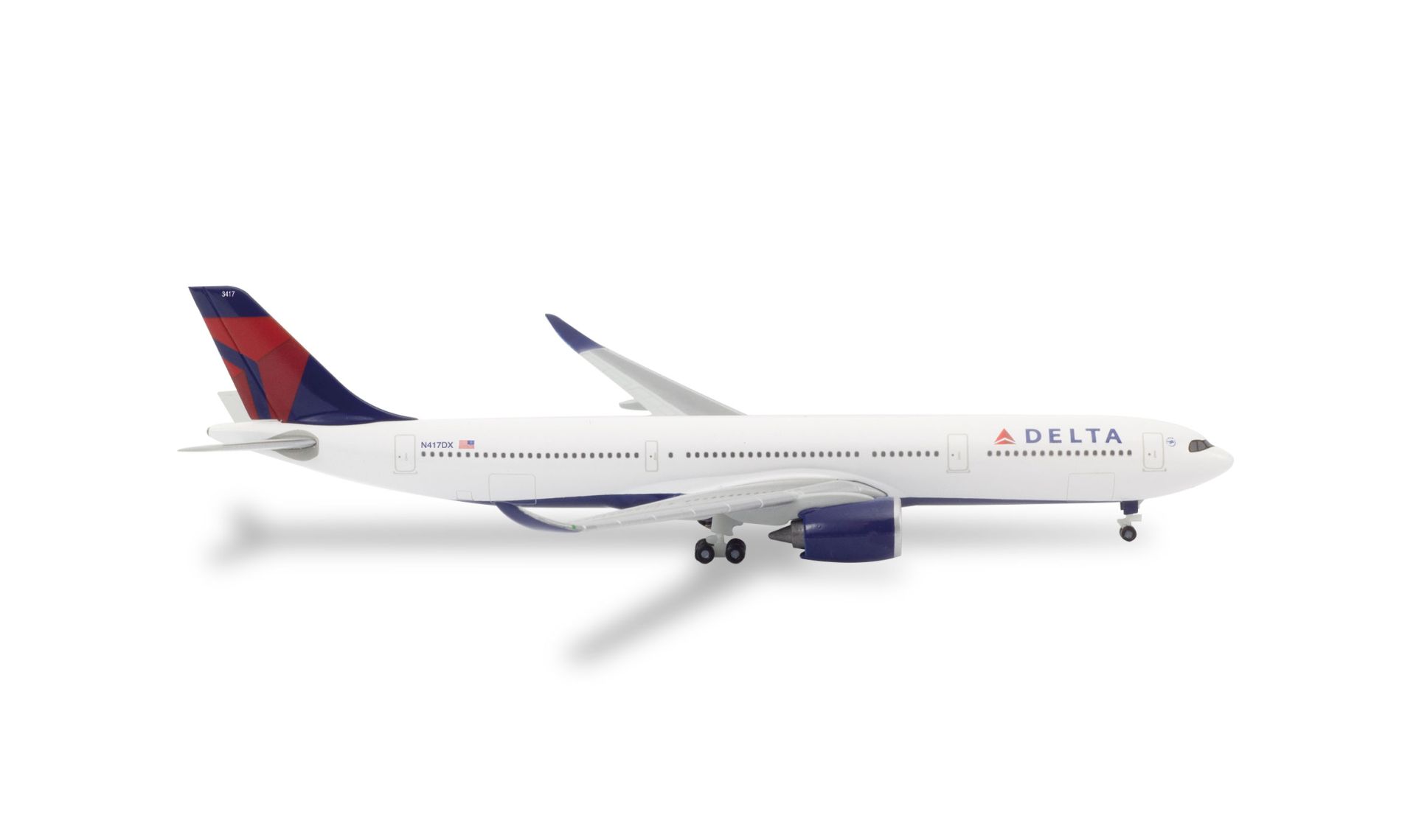 Herpa 533515-001 - Delta Air Lines Airbus A330-900neo - N417DX