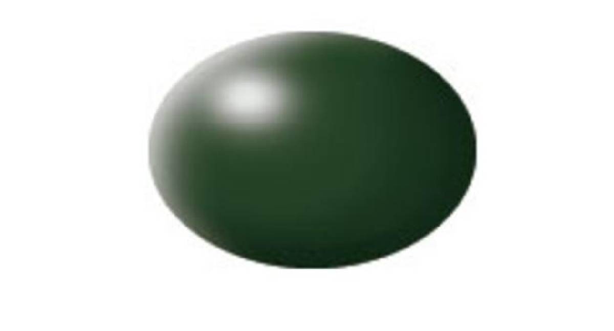 Revell 36363 - Aqua Color, dunkelgrün, seidenmatt, 18ml