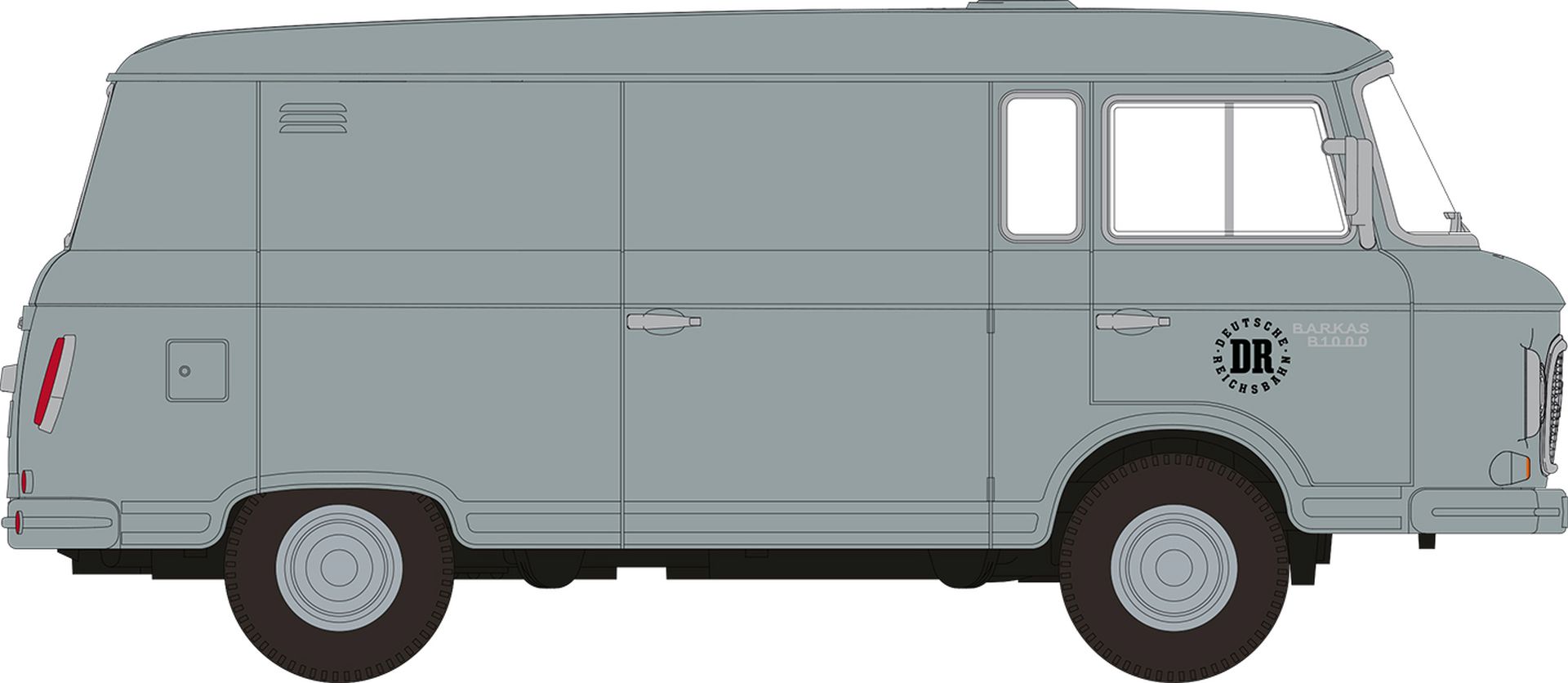 Brekina 30126 - Barkas B1000 Kastenwagen der Deutschen Reichsbahn