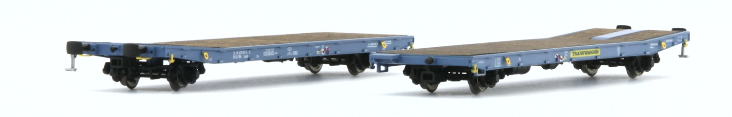 nme 530623 - Flachwageneinheit Laads/Laaps 'TWA 1060', Transwaggon, Ep.VI