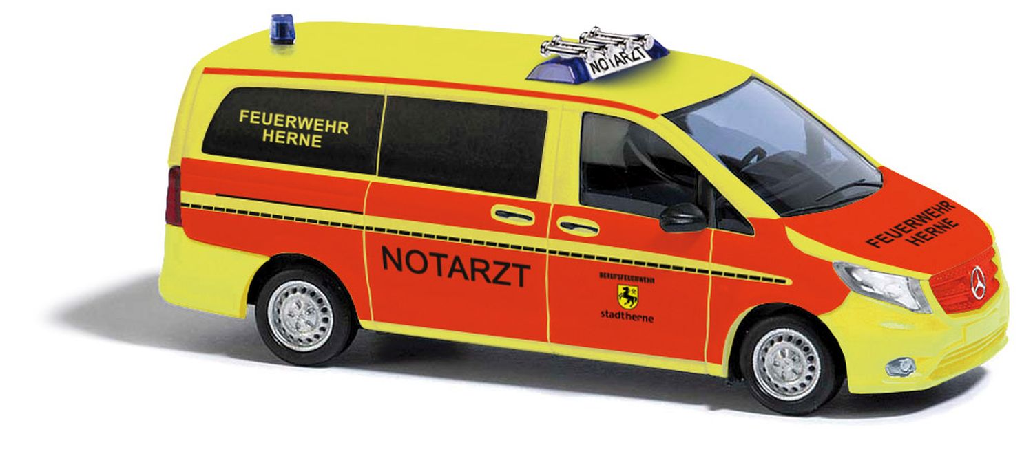 Busch 51196 - Mercedes-Benz Vito Feuerwehr Herne Notarzt