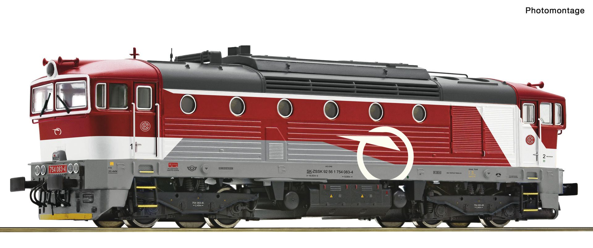 Roco 7300082 - Diesellok 754 083-4, ZSSK, Ep.VI