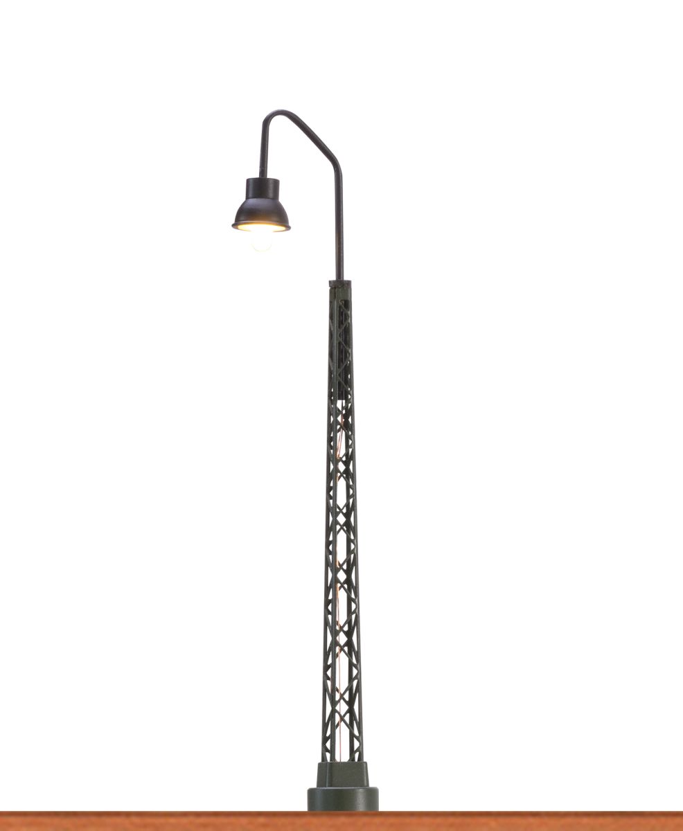 Brawa 83014 - Gittermastleuchte mit Stecksockel und LED, H= 80mm
