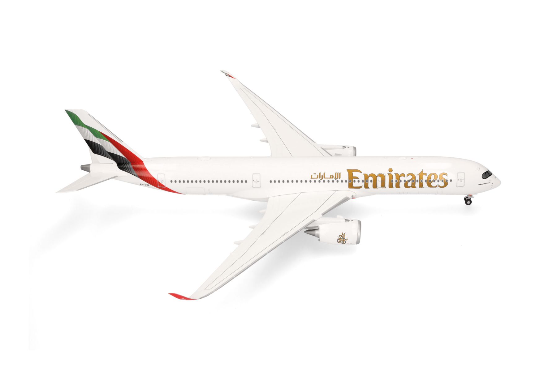 Herpa 573375 - Emirates Airbus A350-900 – A6-EXA