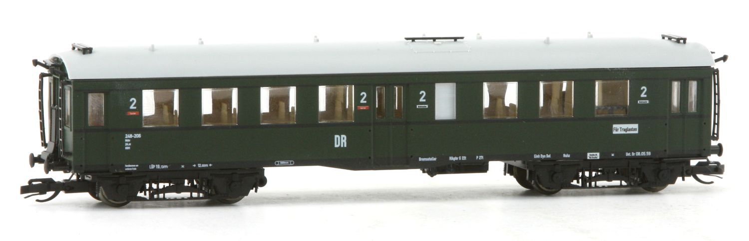 Saxonia 120005 - Personenwagen Bauart 'Altenberg', 2. Klasse, DR, Ep.III, 1. BN