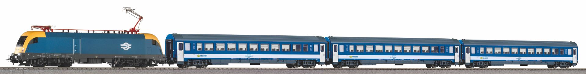 Piko 97945 - Analoges Startset mit Personenzug, MAV, Ep.V-VI