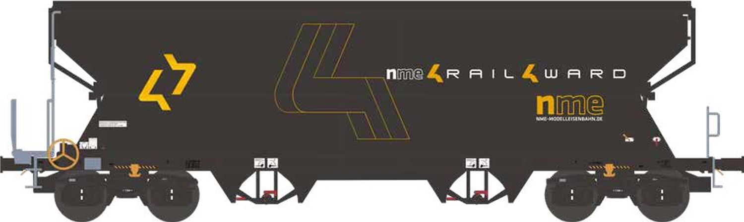 nme 518611 - Getreidewagen Tagnpps 95m³, RAIL4WARD - NME-Homepage, Ep.VI