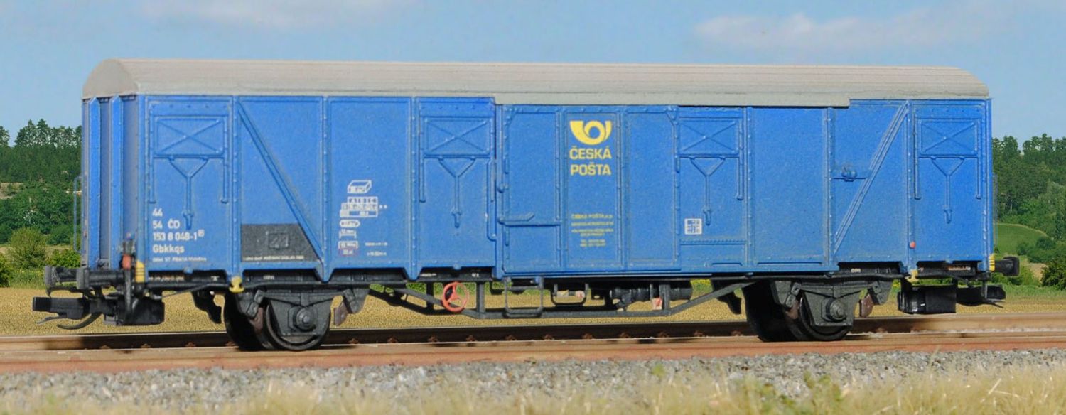 sdv-model 12130 - Gedeckter Güterwagen Gbkkqs 12, CD, Ep.V-VI, Bausatz