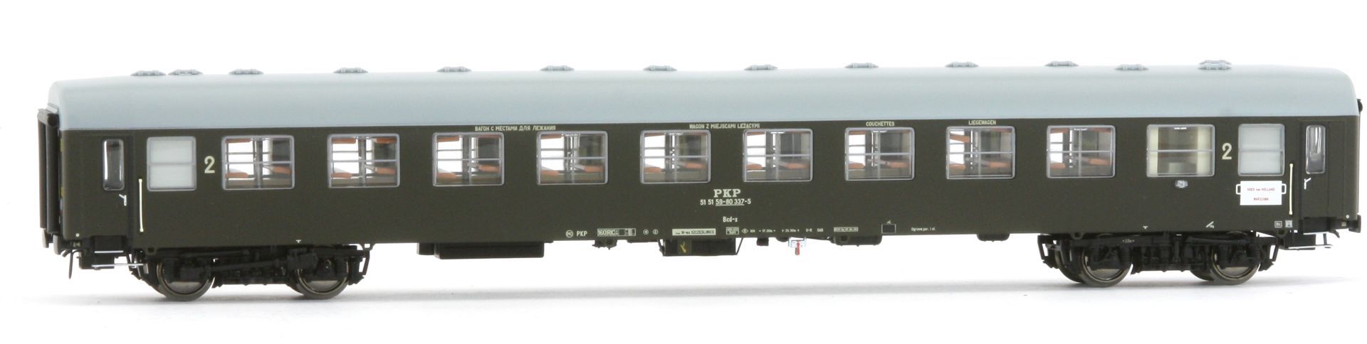 Robo 244051 - Personenwagen 110Ac, PKP, Ep.IV, mit Beleuchtung