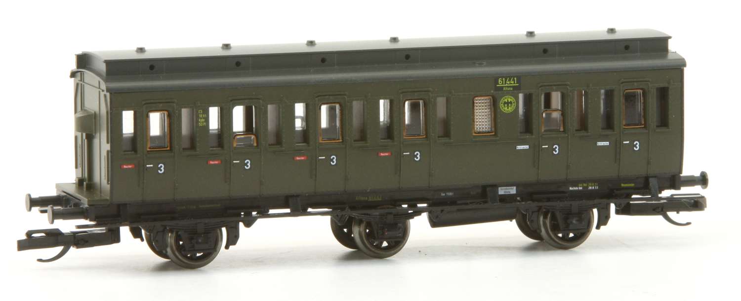 Tillig 01815 - 4er Set Abteilwagen, DRG, Ep.II
