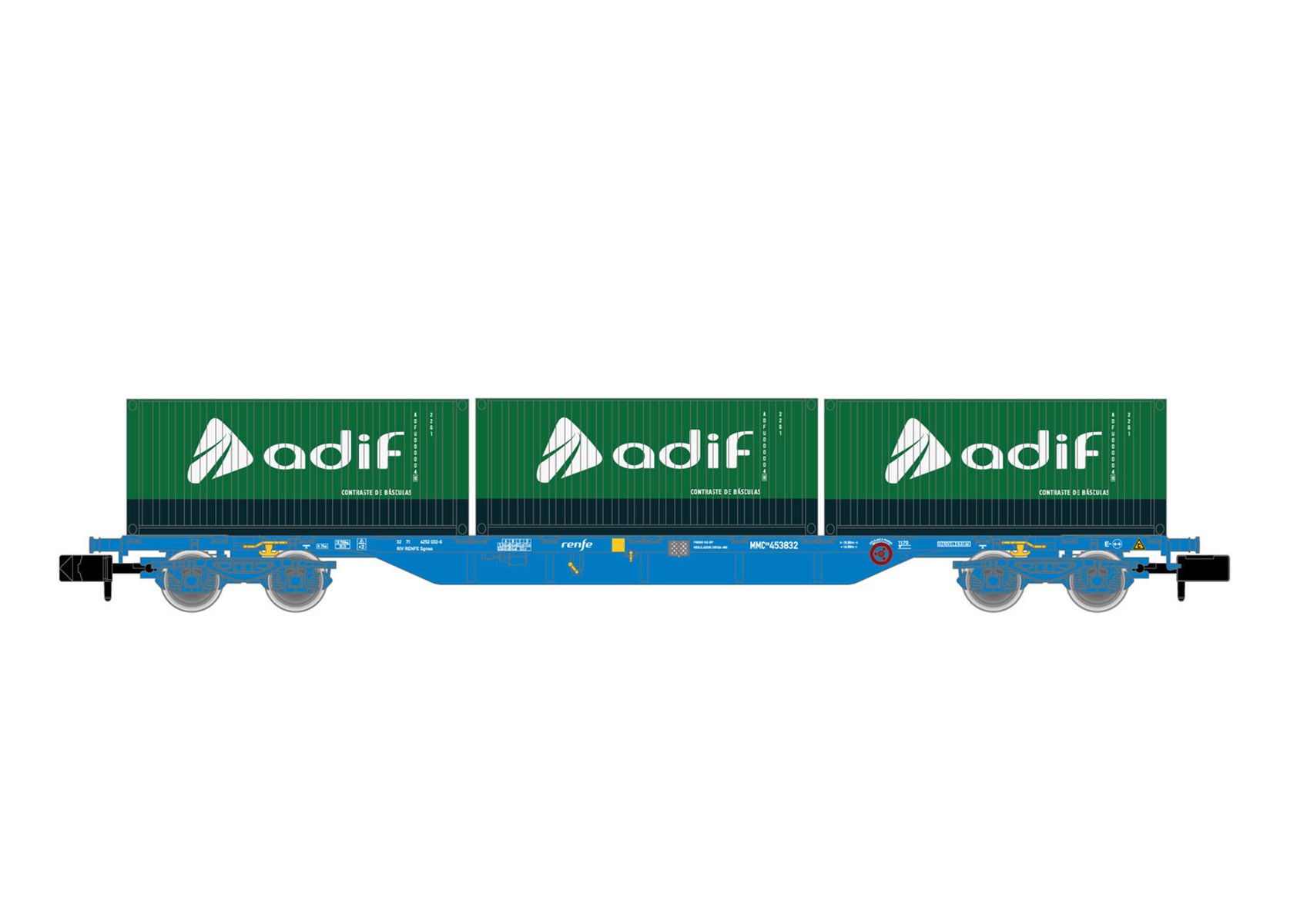 Arnold HN6651 - Containerwagen, RENFE, Ep.VI 'Adif'