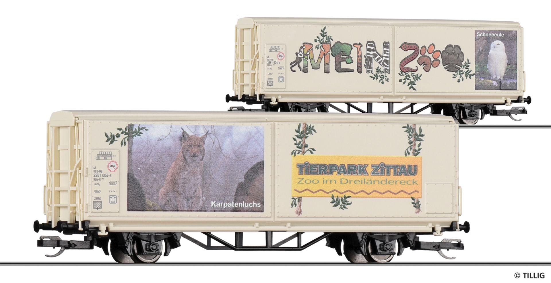 Tillig 14852 - Schiebewandwagen Hbis-tt, Mein Zoo, Ep.VI