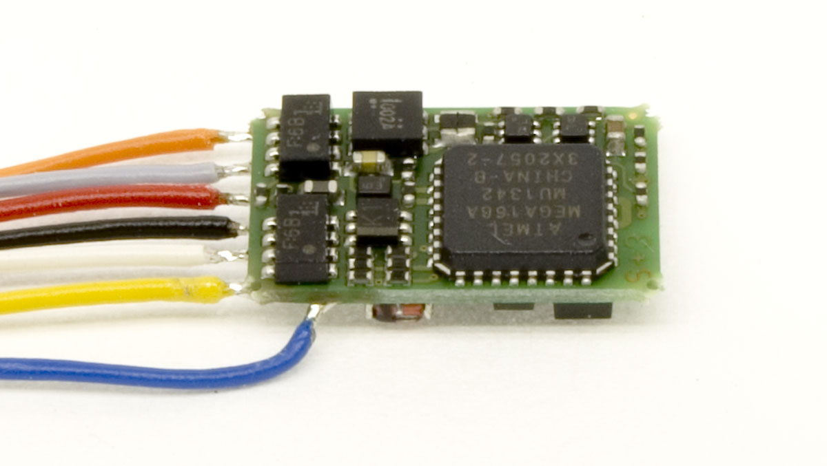 Lenz 10310-02 - Lokdecoder 'Silver mini +', 0,5 A, Kabel