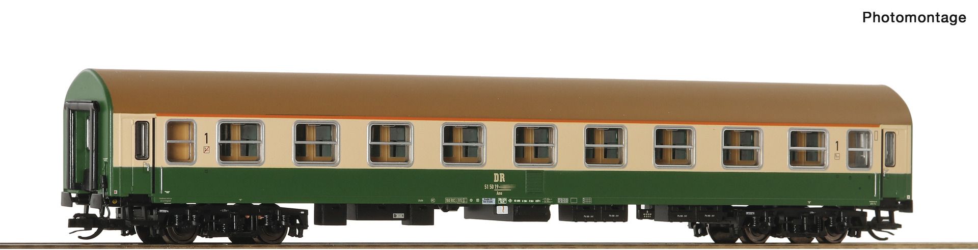 Roco 6280030 - Personenwagen Ame, 1. Klasse, DR, Ep.IV