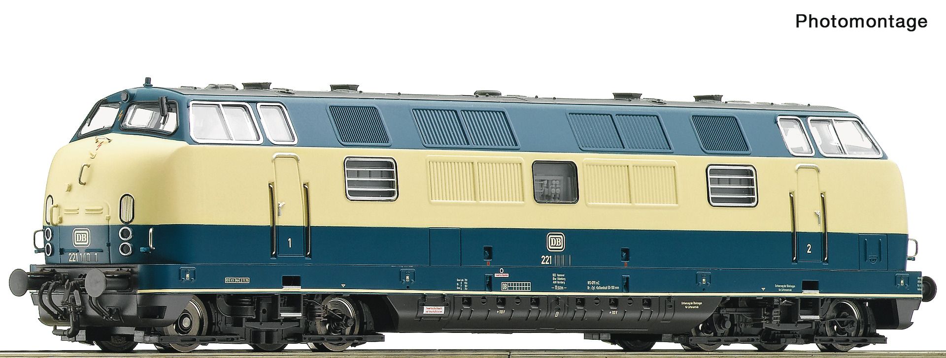Roco 71088 - Diesellok 221 124-1, DB, Ep.IV