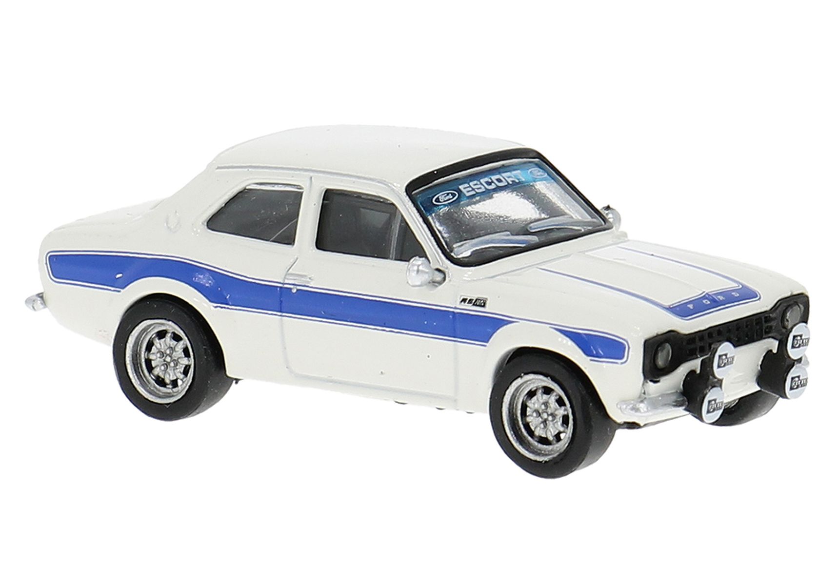 Brekina 19070 - Ford Escort RS 1800 Mk1 weiß/blau