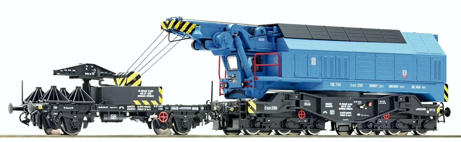 Roco 73038 - Eisenbahndrehkran EDK 750, CSD, Ep.IV, DC-Sound