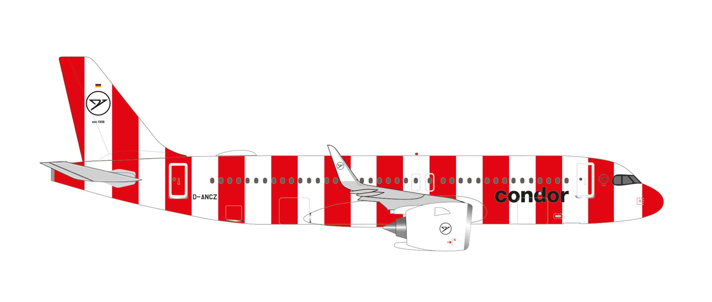 Herpa 538572 - Condor Airbus A320neo "Passion" - D-ANCZ