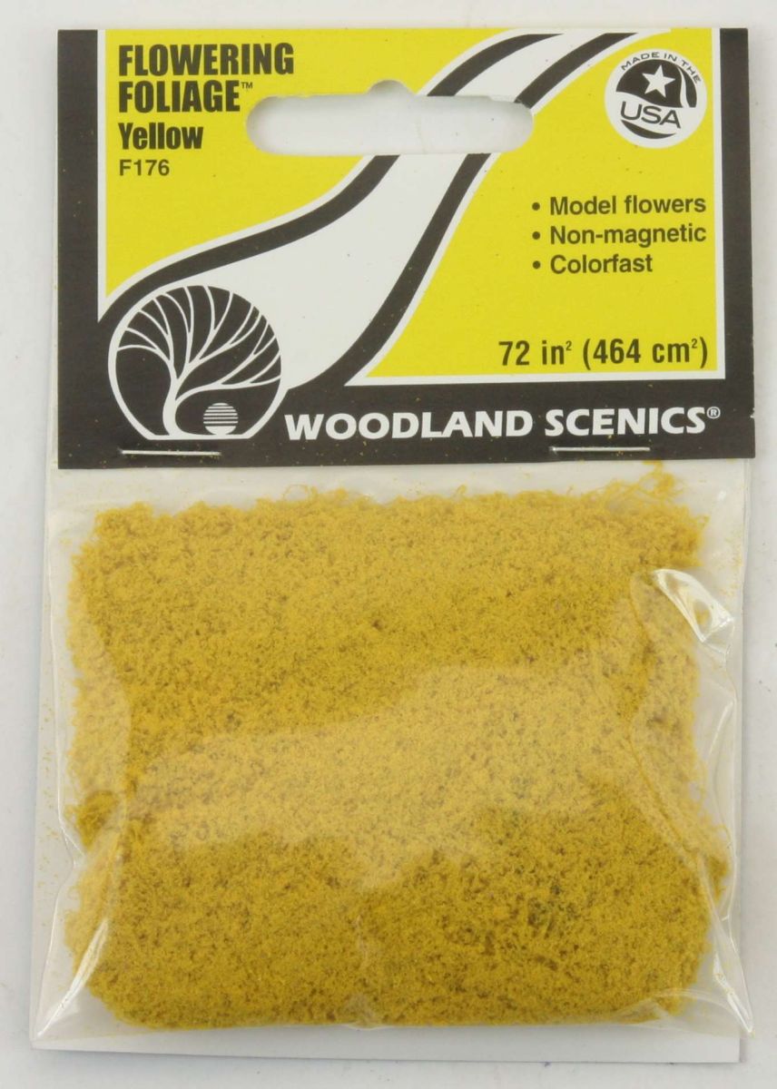 Woodland WF176 - Blumenflocken, gelb, 8g