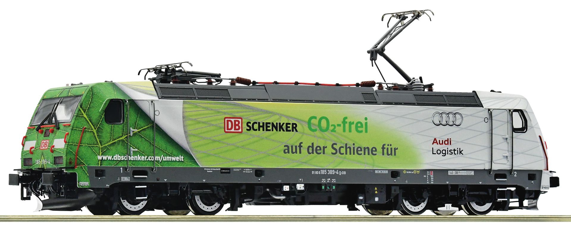 Roco 7520015-A25 - E-Lok 185 389-4, DBAG, Ep.VI 'Schenker, AUDI', AC-Sound