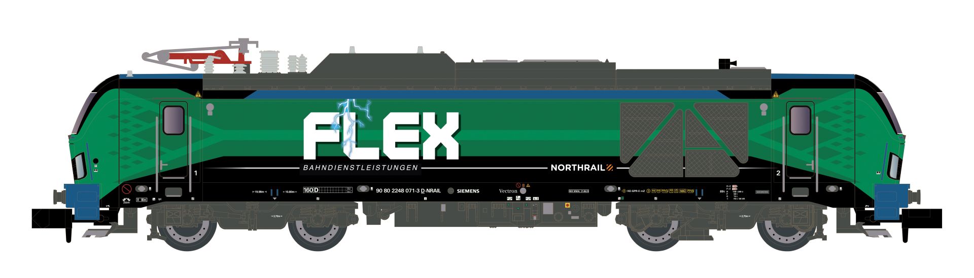 Hobbytrain H3125-S - Zweikraftlok BR 248 Vectron Dual Mode, Flex, Ep.VI, DC-Sound