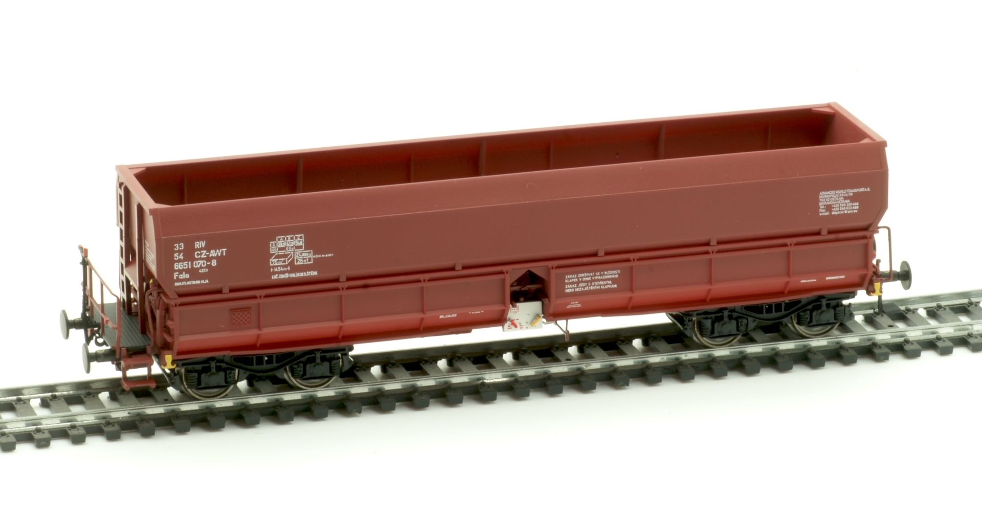Albert Modell 665007 - Offener Güterwagen Fals, CZ-AWT, Ep.VI