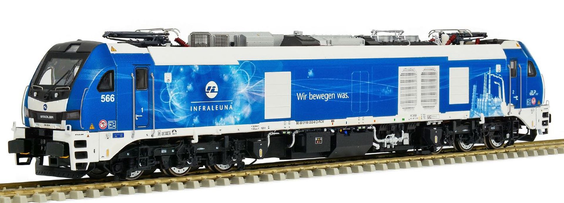 Sudexpress S1592320 - Stadler Dual-Mode Lok 159 232-8, InfraLeuna, Ep.VI, DC-Sound Sudexpress S1592320 - Stadler Dual-Mode Lok 159 232-8, InfraLeuna, Ep.VI, DC-Sound