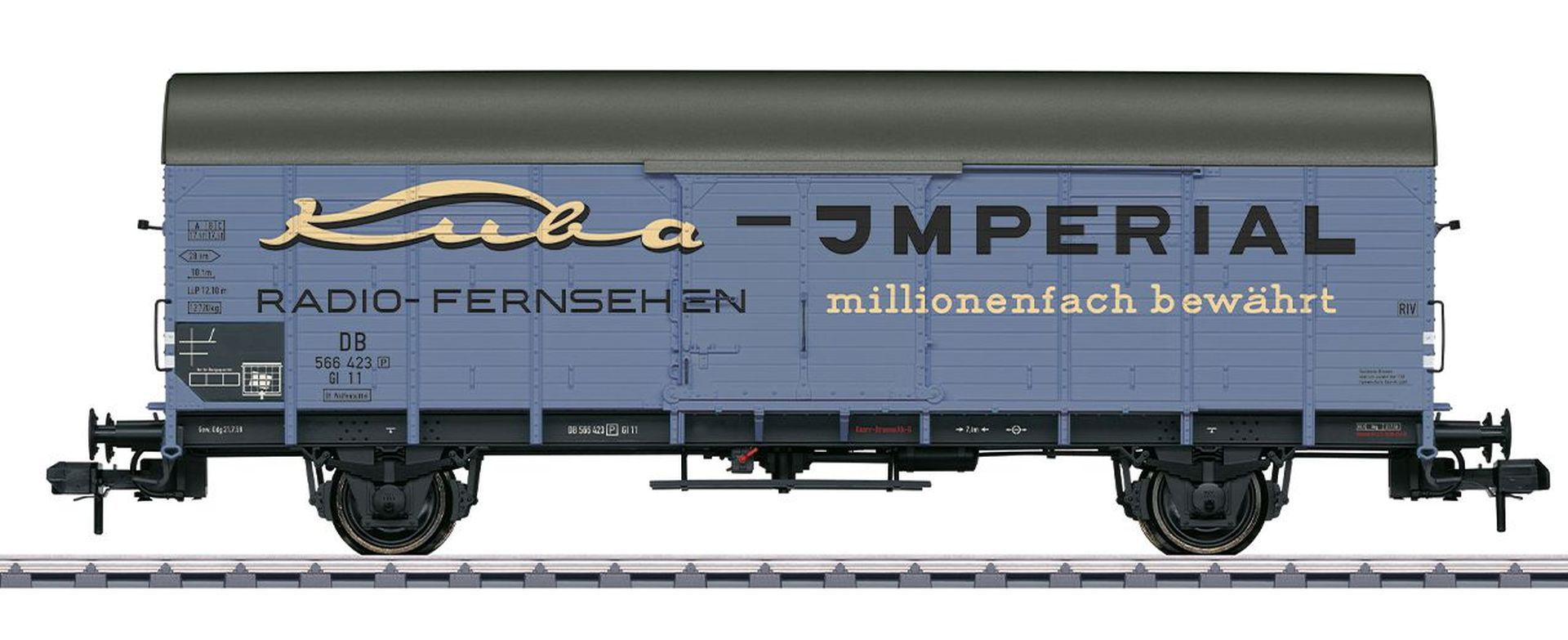 Märklin 58230 - Gedeckter Güterwagen Gl 11, DB, Ep.III 'Kuba-Imperial'