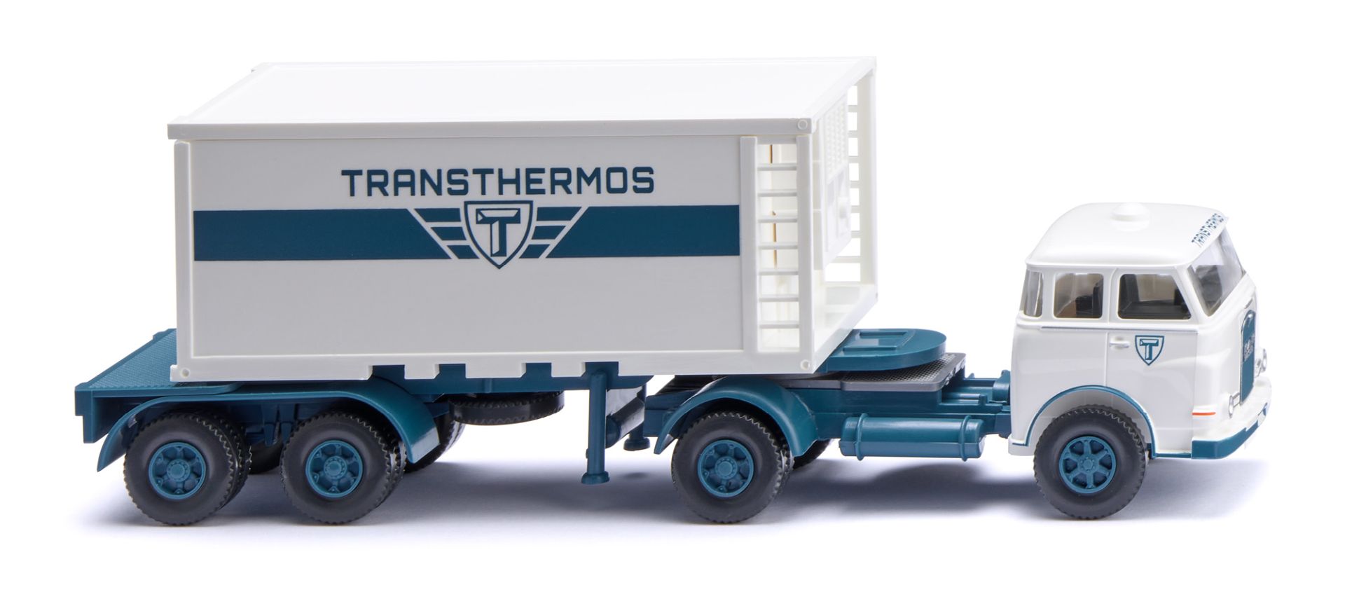 Wiking 052605 - Containersattelzug 20' (MAN Pausbacke) "Transthermos"