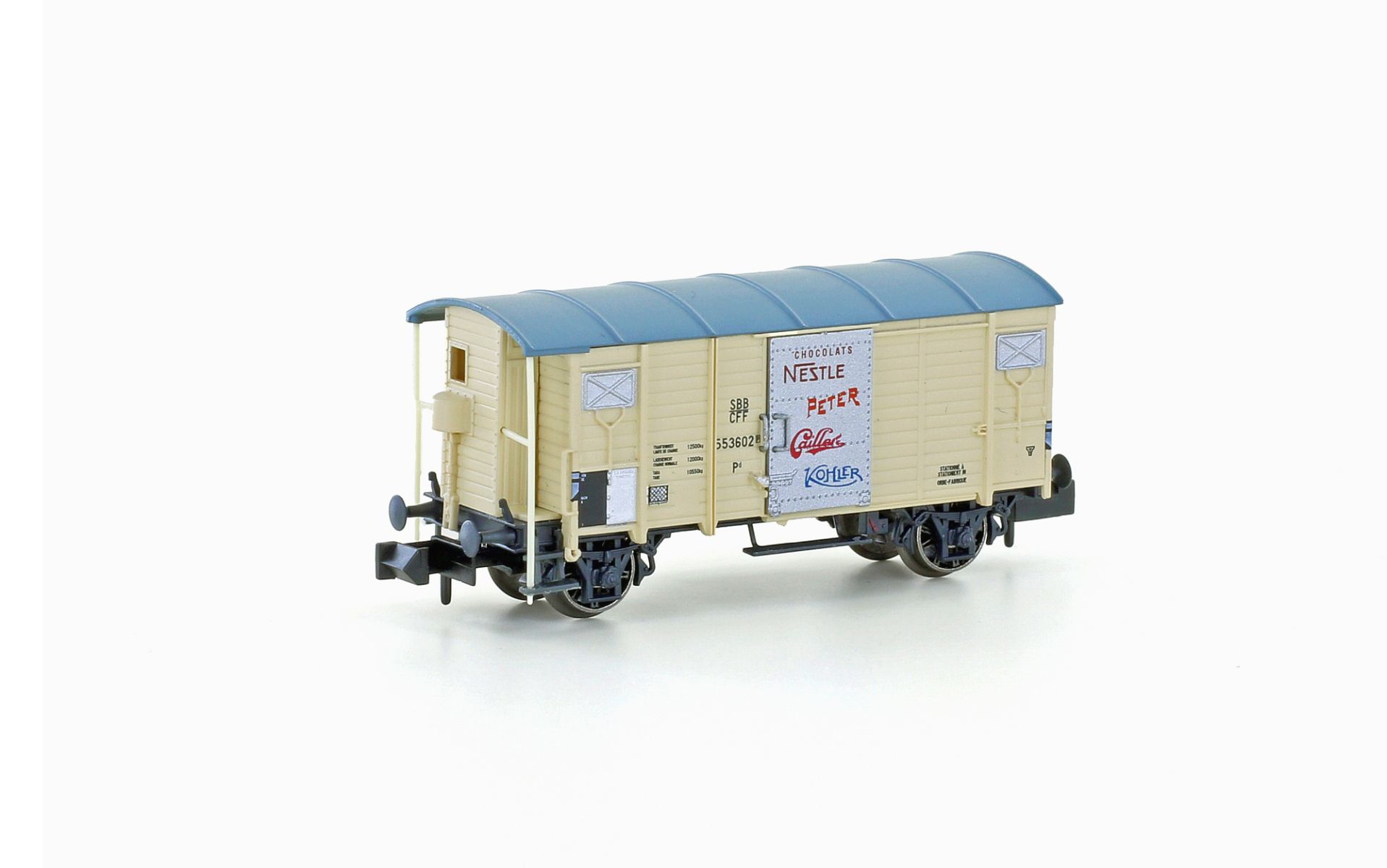 Hobbytrain H24203 - Gedeckter Güterwagen K2, SBB, Ep.II 'Nestle'