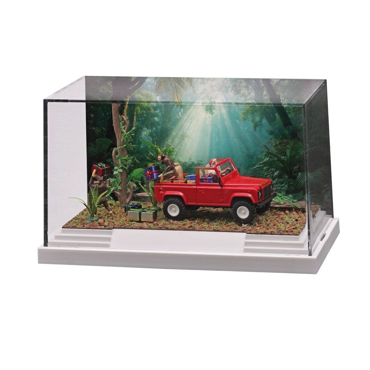 Busch 7626 - Diorama Merry Christmas XXIX 'Affenstarke Bescherung'