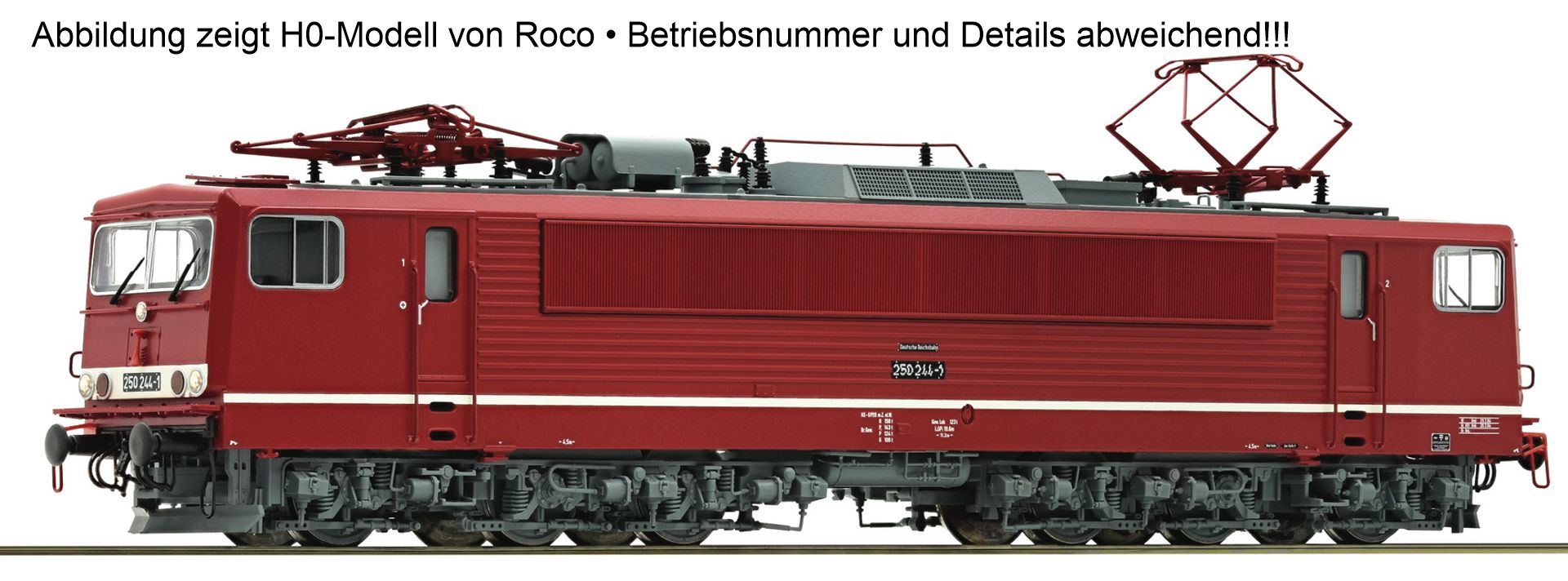 Tillig 502349 - E-Lok BR 250, DR, Ep.IV, Serienausführung