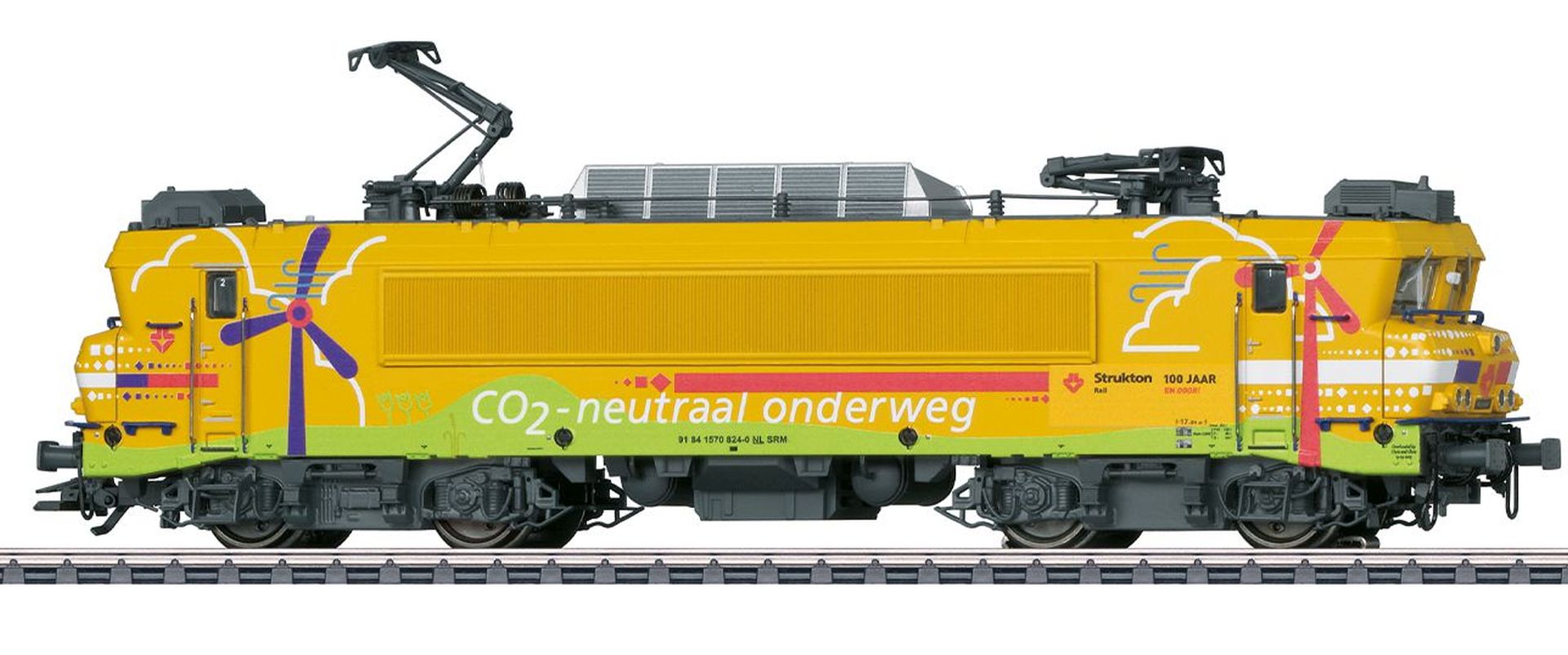 Märklin 39721 - E-Lok Rh 1800, 1824, Strukton Rail B.V., Ep.VI, MFX+-Sound