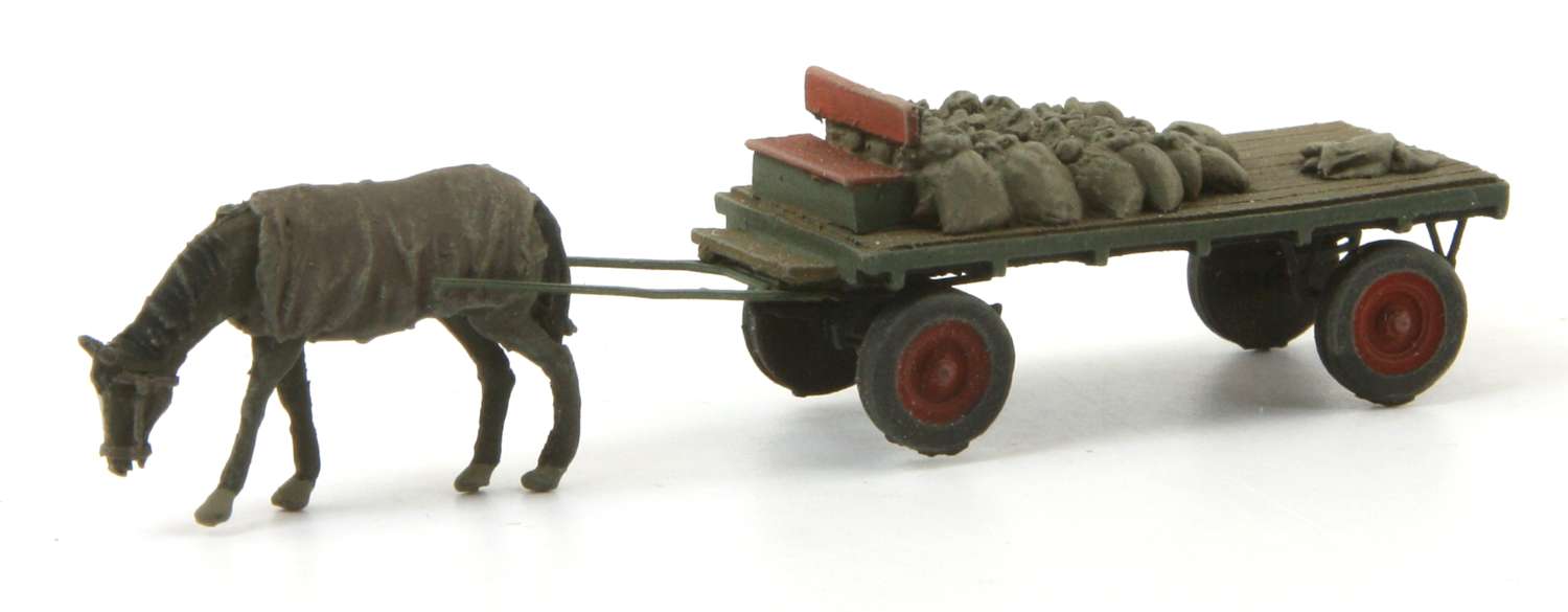 Artitec 312.012 - Kohlenwagen mit Pferd