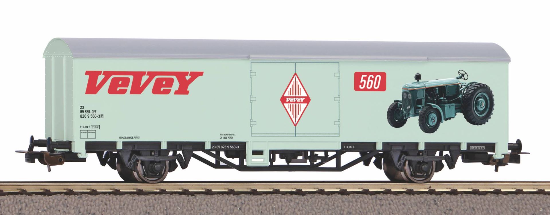 Piko 54306 - Gedeckter Güterwagen, SBB, Ep.III 'Vevey'