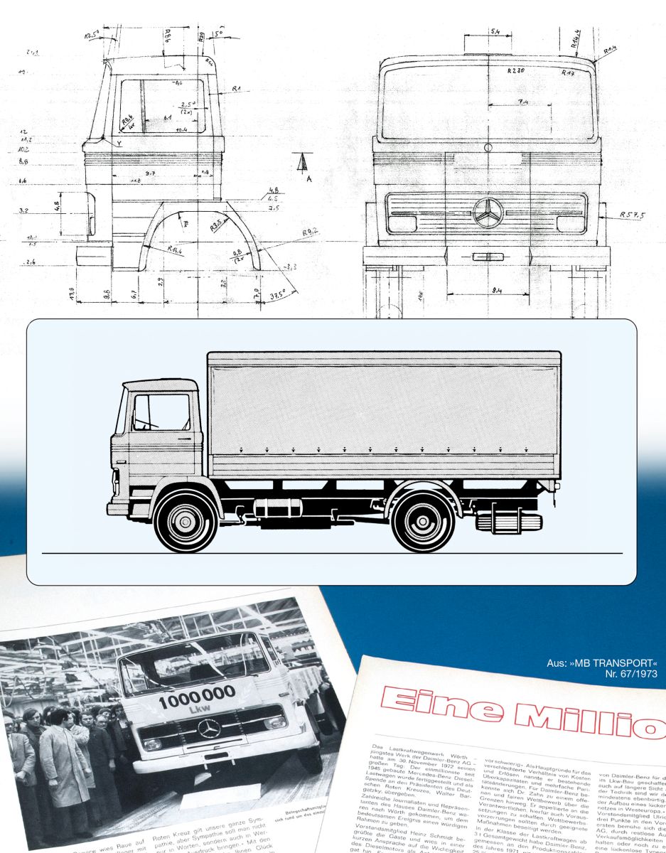 Preiser 31320 - Lastkraftwagen Mercedes-Benz LP 1113, Bausatz