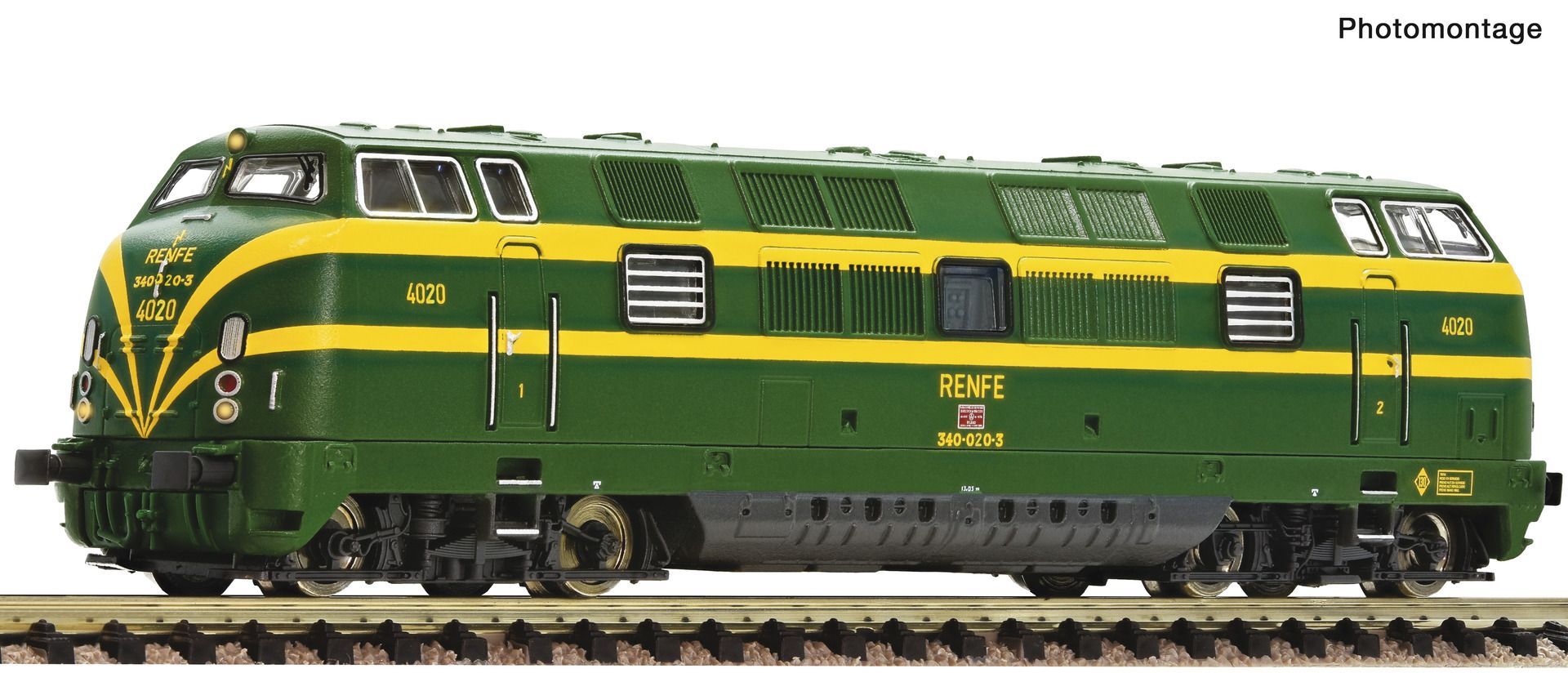 Fleischmann 7360026 - Diesellok 340-020-3, RENFE, Ep.IV-V