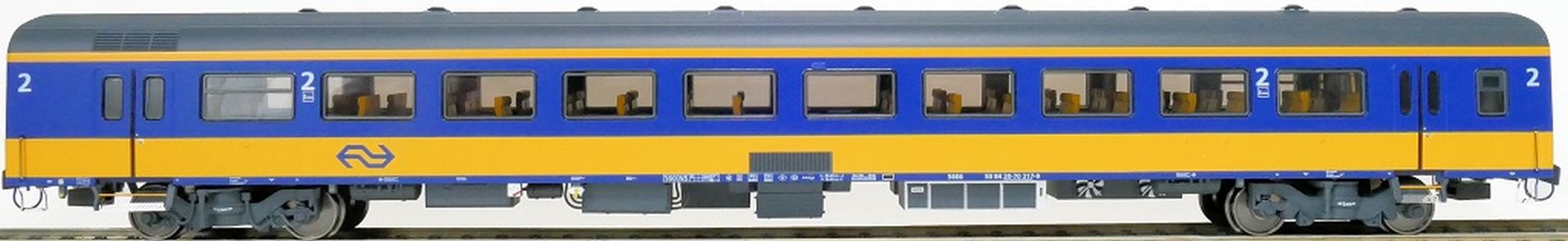 Exact-Train EX11175 - Personenwagen ICRm, B, NS, Ep.V, mit Innenbel. und Figuren